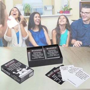 Buzzed Drinking Cards Games That Gets You and Your Friends Tipsy Fun Adult Drinking Game for Parties