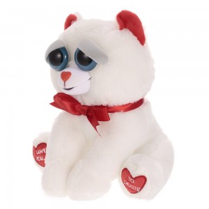 Feisty Pets Bear Taylor Truelove Feisty Films Adorable Plush Stuffed Toy Grins from Ear to Ear - Valentine's Gift Version