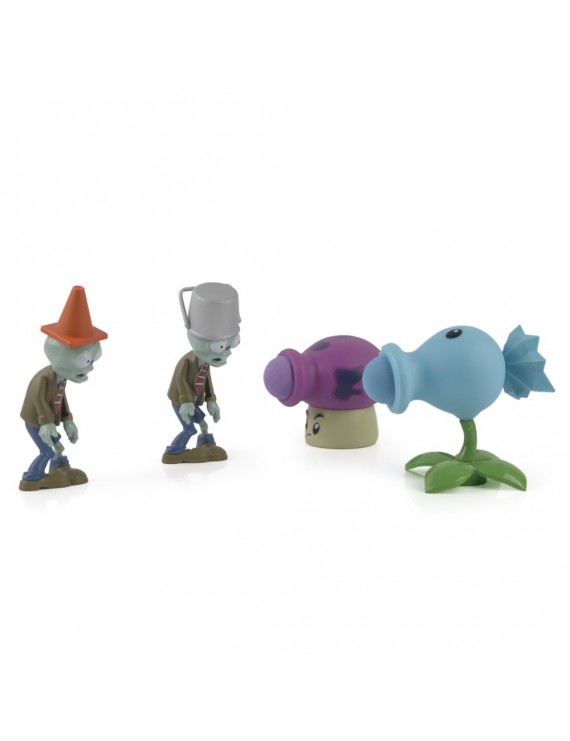 3Pcs Plants VS Zombies PVC Action Figure Set Collectible Mini Figure Toy Kids Dolls Birthday Gift