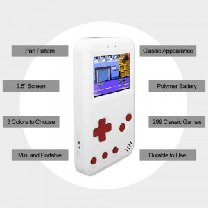 JP01 Handheld Retro Game Console Built-in 299 Classic Games
